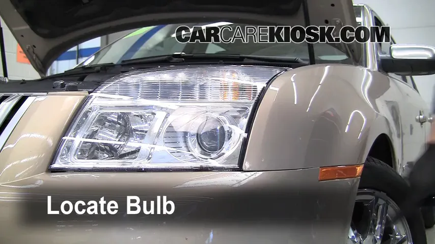 2008 Mercury Sable Premier 3.5L V6 Lights Highbeam (replace bulb)